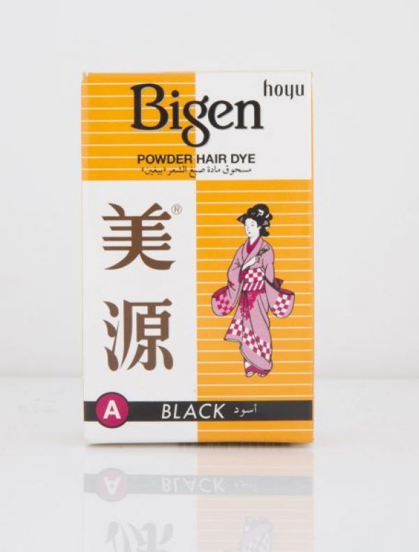 بودرة صبغة الشعر من بيجين لون أسود A عبوة 6 جم