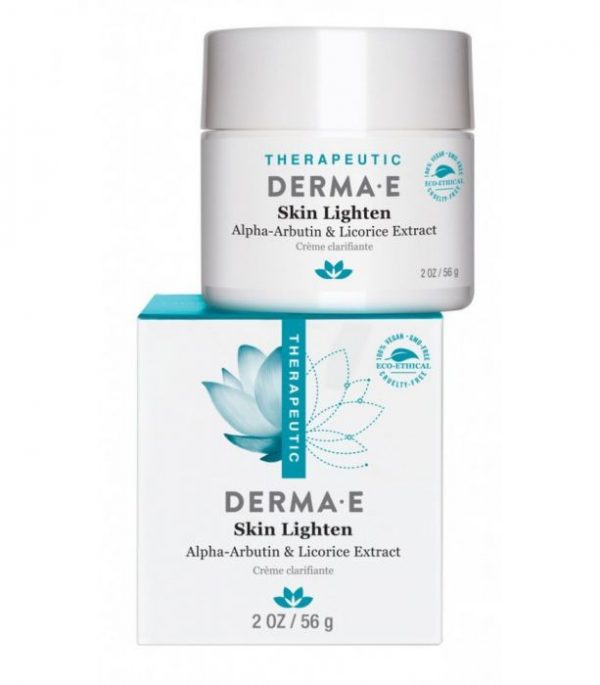 كريم تفتيح الوجه الغني بفيتامين سي وألفا أربيوتين من ديرما E عبوة 56 جم