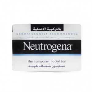 صابون شفاف للوجه من نيوتروجينا عبوة 100 جرام